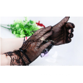 New White Wedding Bridal Gloves Short white lace bridal gloves